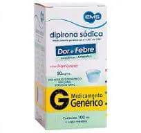 DIPIRONA SODICA 50MG FR 100ML