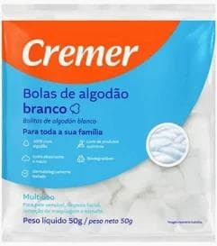 ALGODAO BOLAS CREMER 50 GR