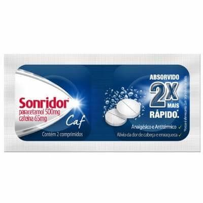 SONRIDOR CAF 500MG 2CPR EFER (CARTELADO)