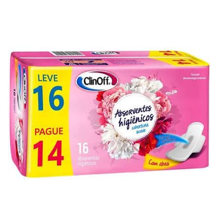 ABSORVENTE CLINOFF COM ABAS L16P14UN